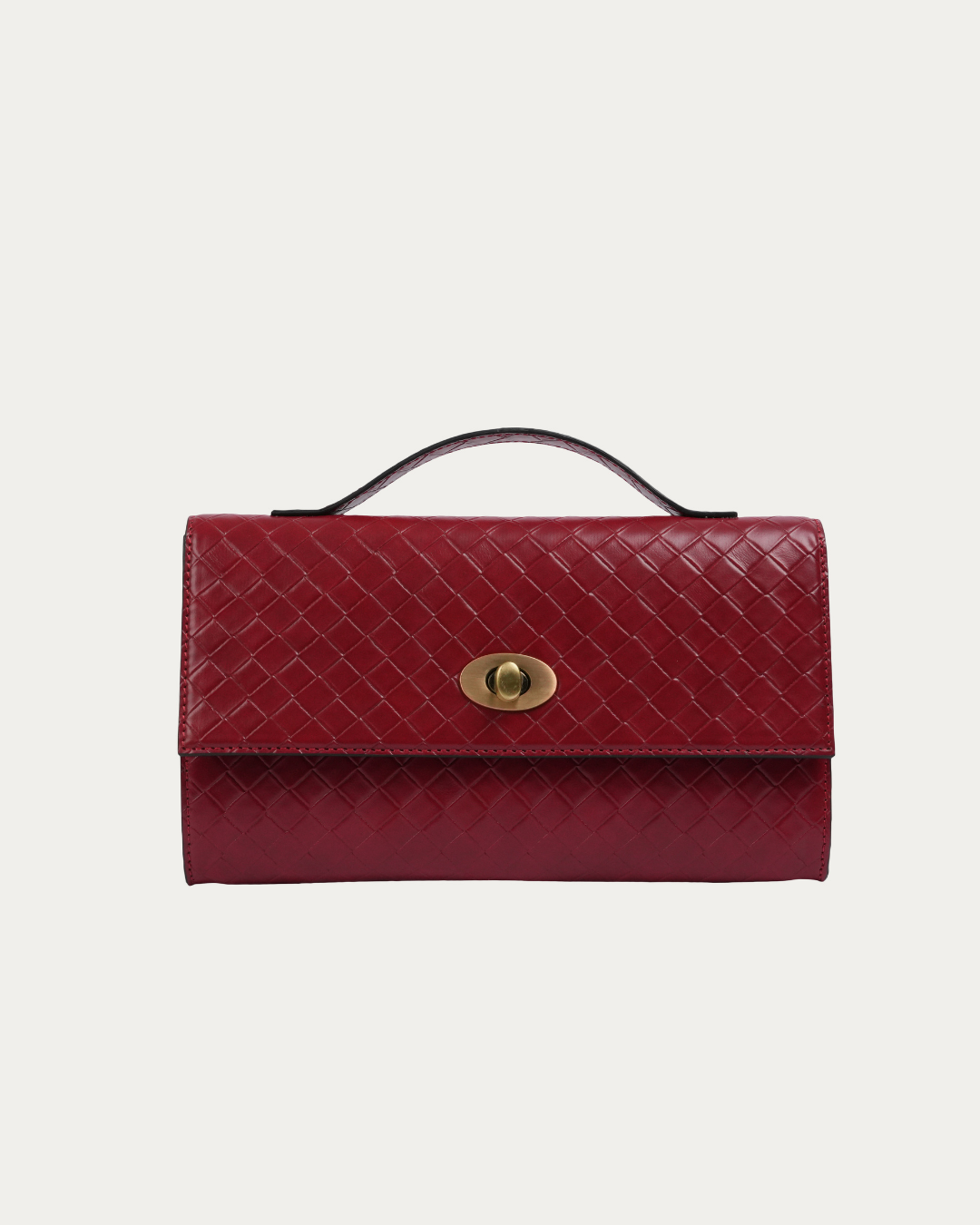 The Criss Cross Clutch - Red