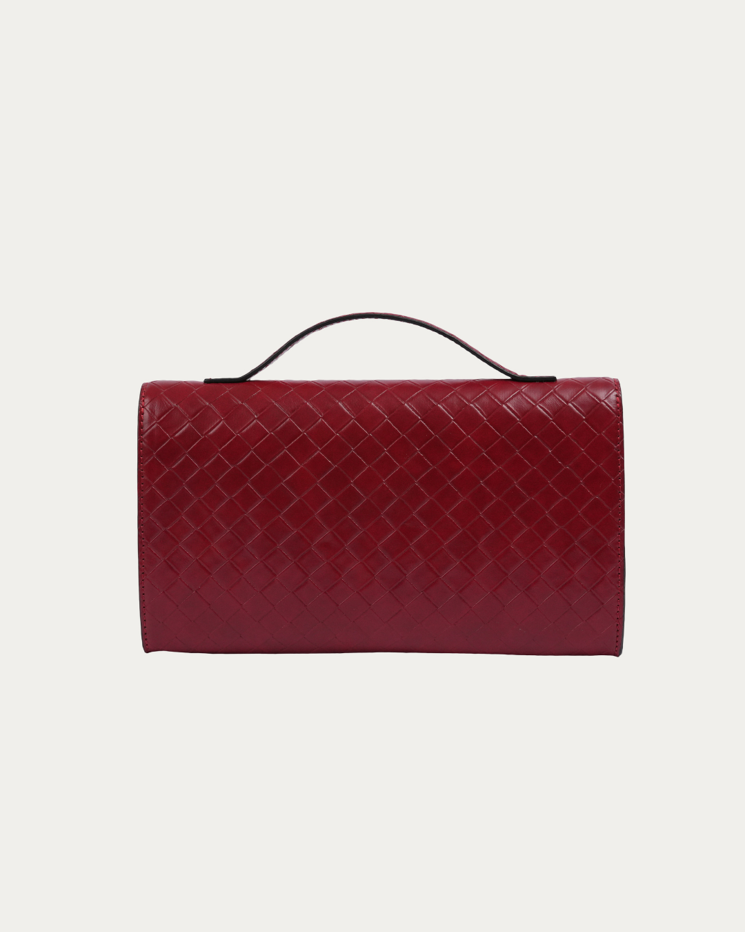 The Criss Cross Clutch - Red