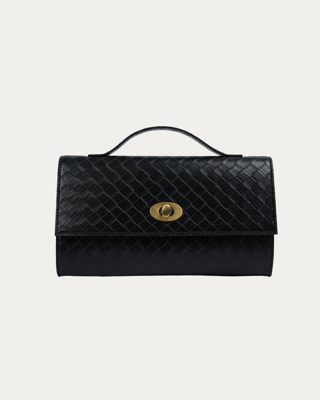 The Criss Cross Clutch - Black