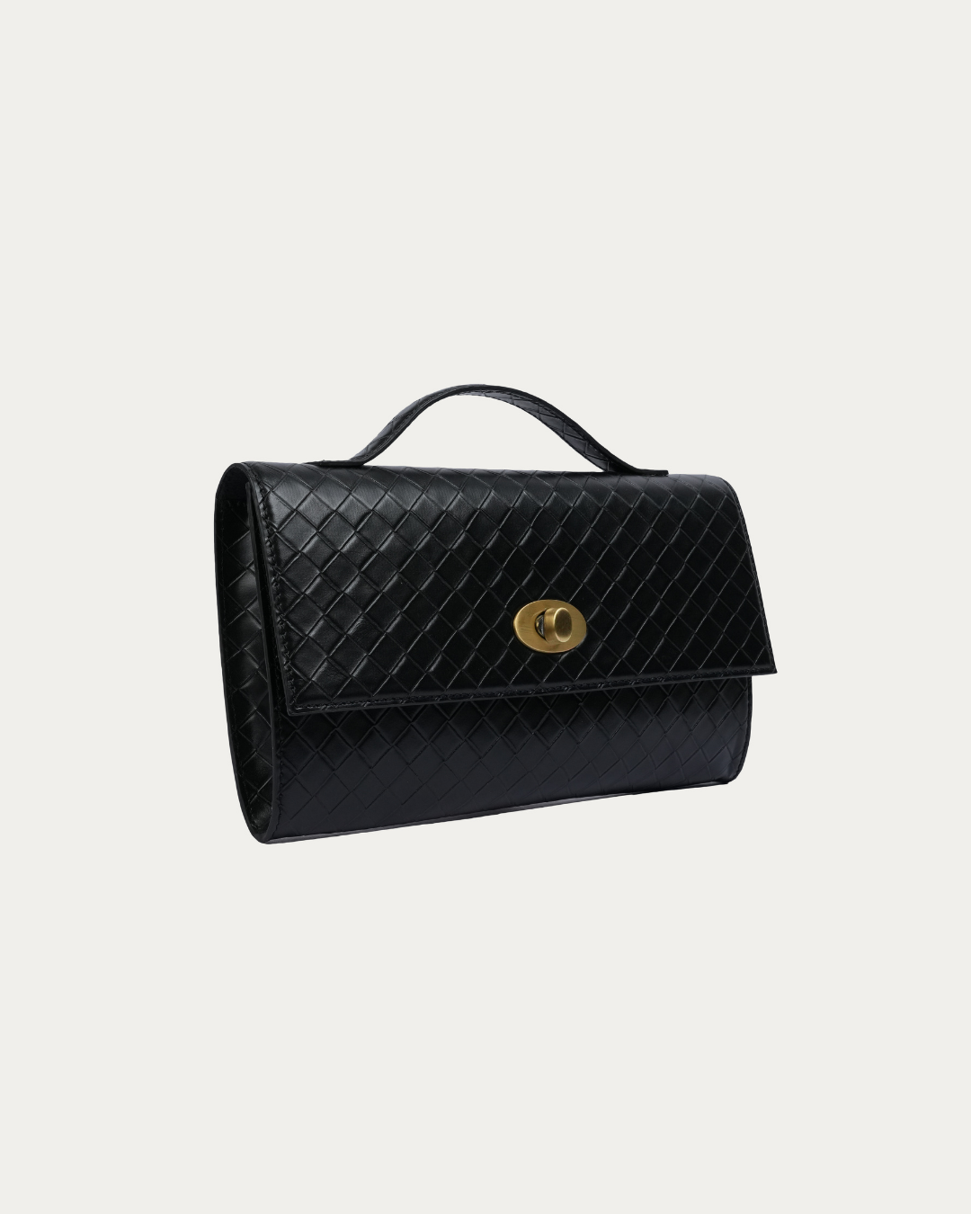 The Criss Cross Clutch - Black