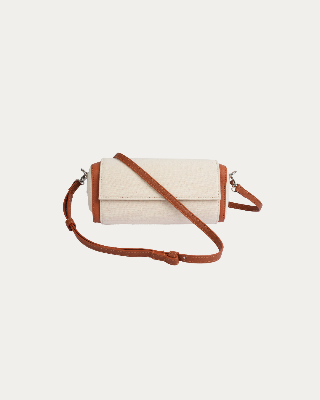 Canvas Clutch - Cream