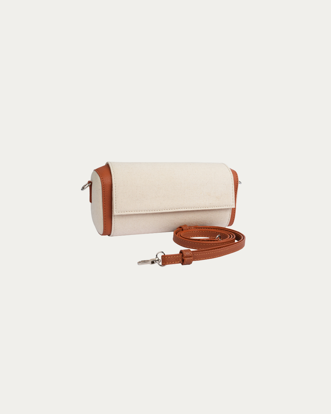 Canvas Clutch - Cream