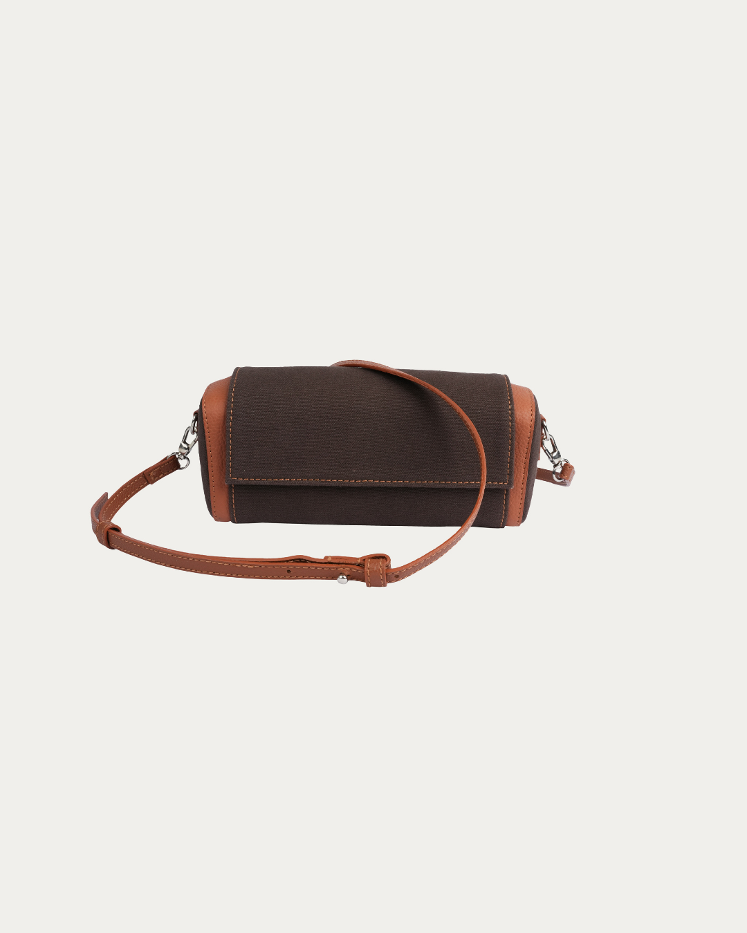 Canvas Clutch - Dark Chocolate