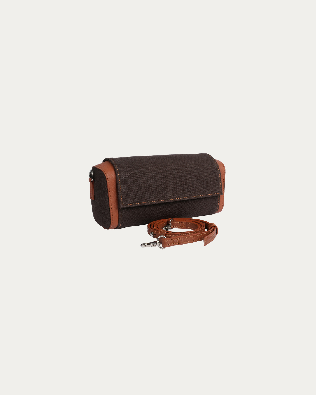 Canvas Clutch - Dark Chocolate