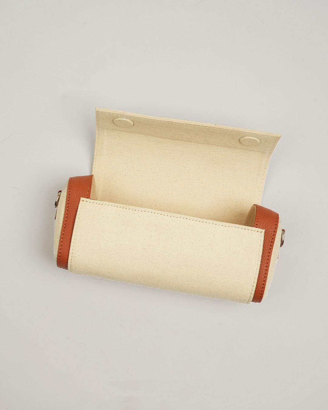 Canvas Clutch - Cream